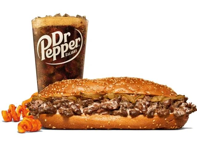 angus cheesesteak meal