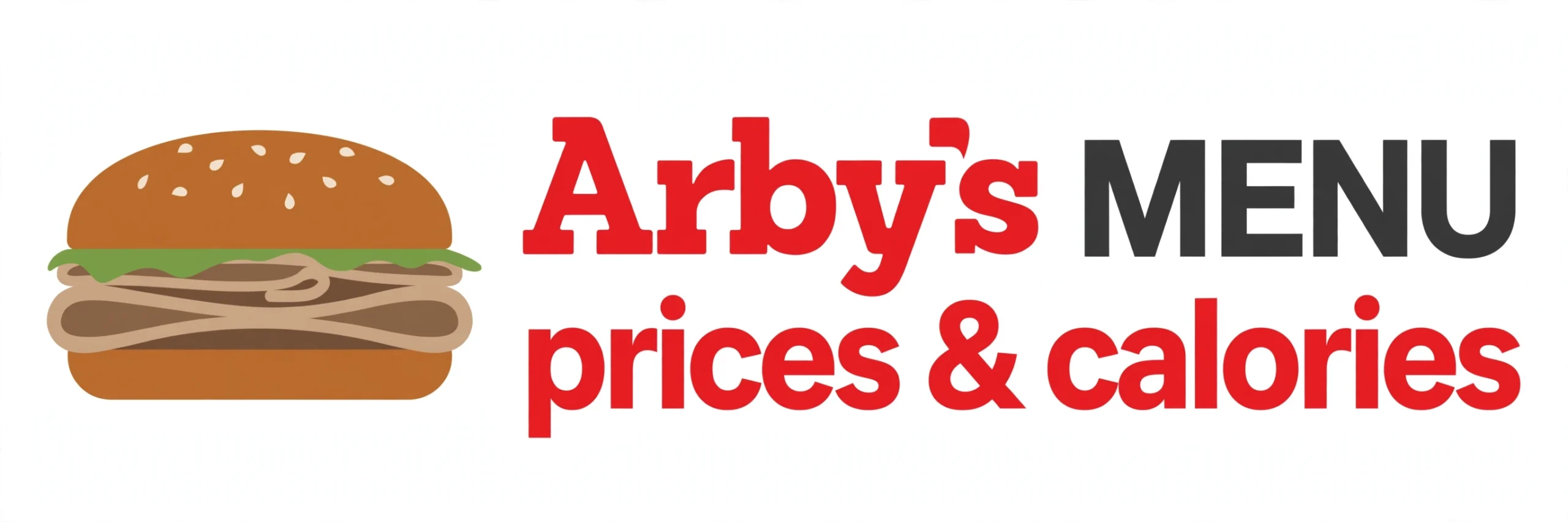 Arby's menu prices & calories logo
