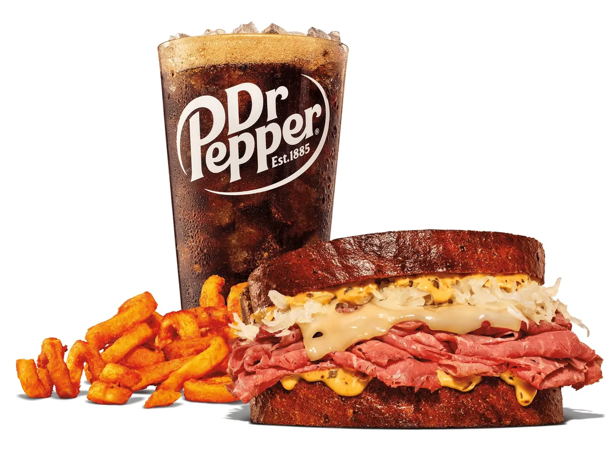 corned beef reuben meal