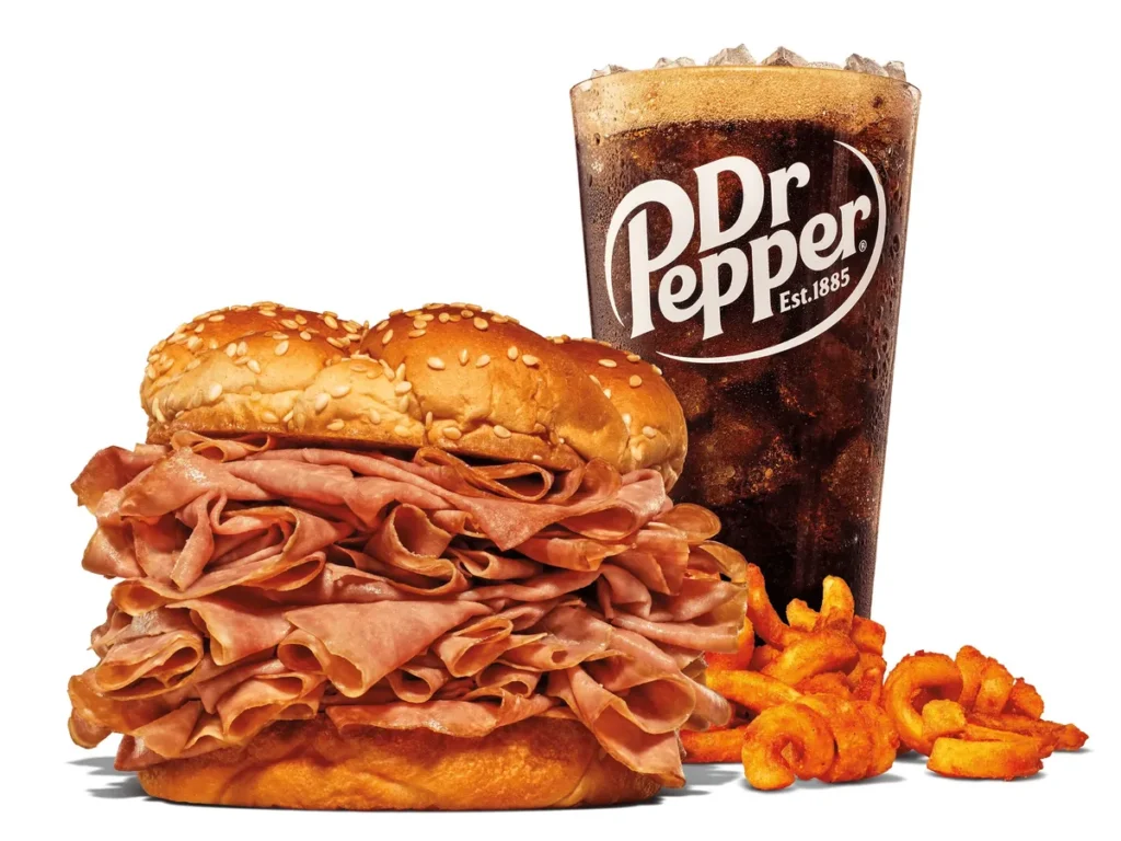 double roast beef meal