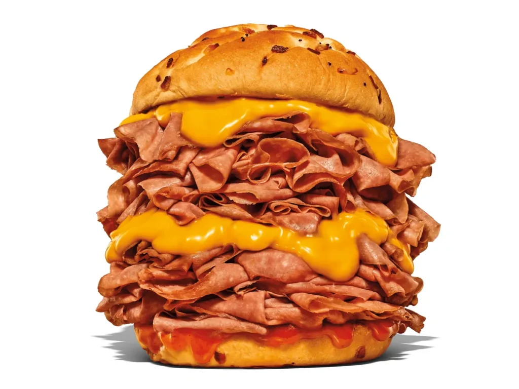 half pound beef n cheddar