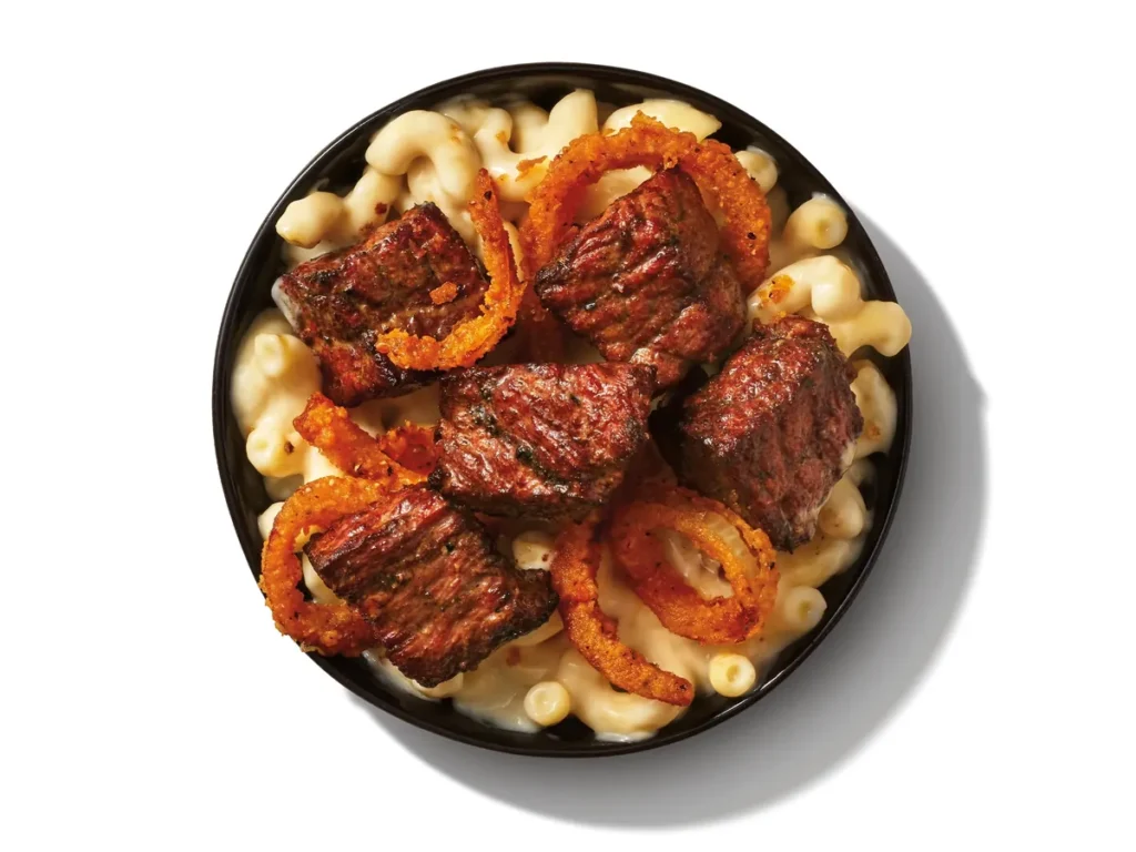 steak n mac bowl meal